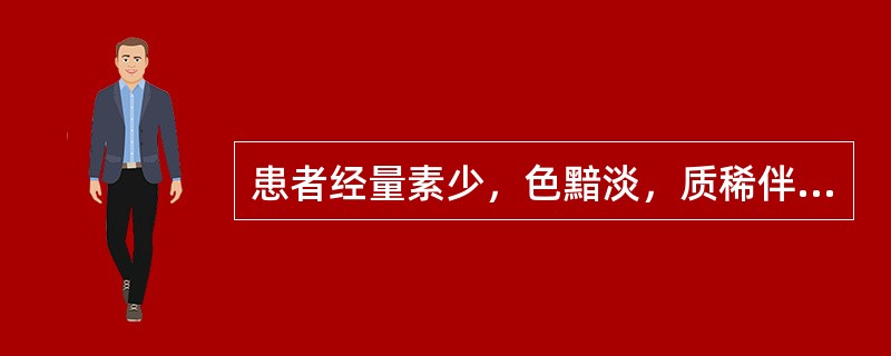 患者经量素少，色黯淡，质稀伴腰膝酸软，头晕耳鸣，足跟痛，小腹冷，舌淡，脉沉迟。最佳治法是