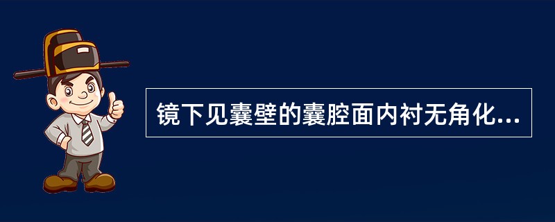 镜下见囊壁的囊腔面内衬无角化的复层鳞状上皮，上皮钉突不规则，上皮有细胞间水肿和以中性粒细胞为主的炎症细胞浸润，可见含铁血黄素和胆固醇晶体为哪种疾病的病理表现