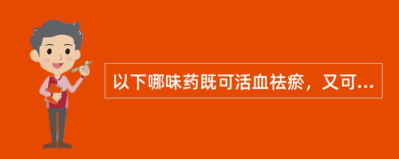 以下哪味药既可活血祛瘀，又可润肠通便（　　）。