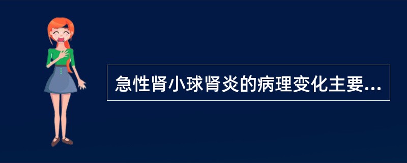 急性肾小球肾炎的病理变化主要发生在（　　）。
