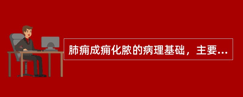 肺痈成痈化脓的病理基础，主要在于