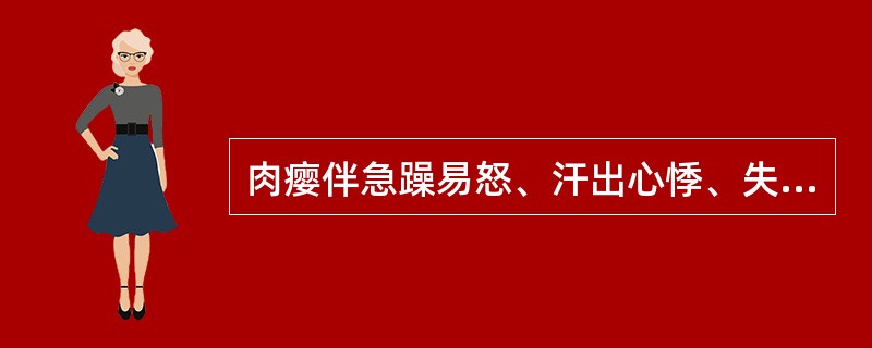 肉瘿伴急躁易怒、汗出心悸、失眠多梦、形体消瘦。治宜