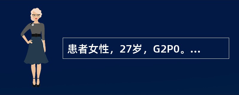 患者女性，27岁，G2P0。3年前出现痛经，近1年进行性加重。妇科检查：子宫后倾位，妊娠8周大小，质硬，活动差，子宫后壁及直肠子宫陷凹处可扪及3个结节，质硬，触痛明显。最可能的诊断是