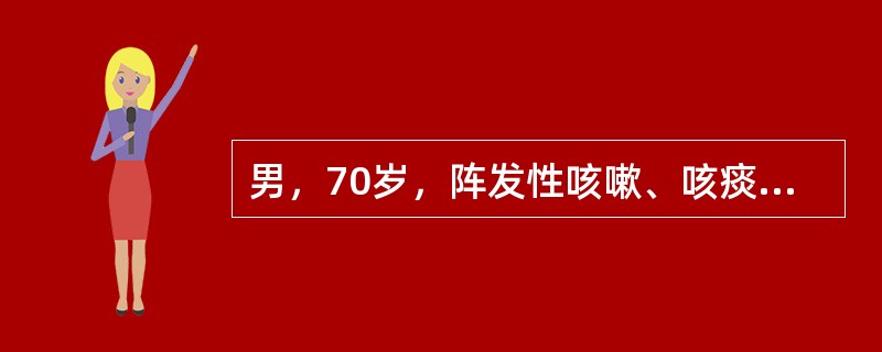 男，70岁，阵发性咳嗽、咳痰30余年，最近加重1周，痰量多且不易咳出。下列药物中禁用的是