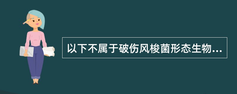 以下不属于破伤风梭菌形态生物学特性的是