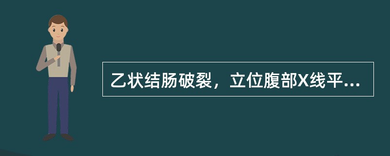 乙状结肠破裂，立位腹部X线平片，下列部位出现半月形气影，哪个正确