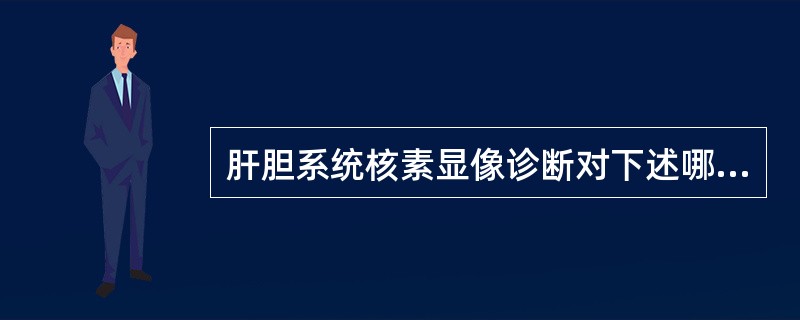 肝胆系统核素显像诊断对下述哪种疾病最有价值（）