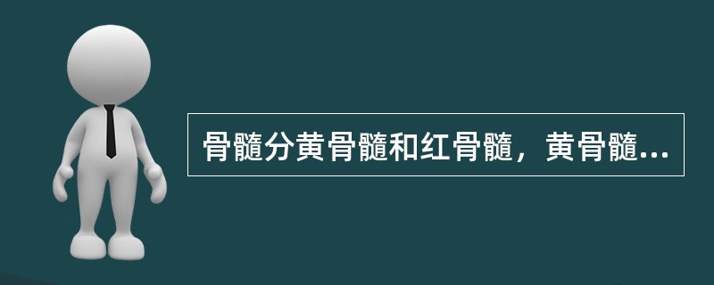 骨髓分黄骨髓和红骨髓，黄骨髓没有造血潜能。（）