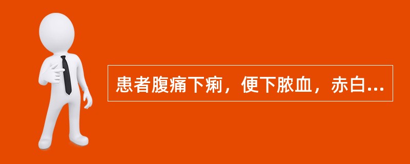 患者腹痛下痢，便下脓血，赤白相兼，里急后重，肛门灼热，小便短赤，舌苔黄腻，脉弦数。治宜（）