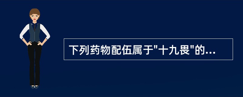 下列药物配伍属于"十九畏"的是（　）。