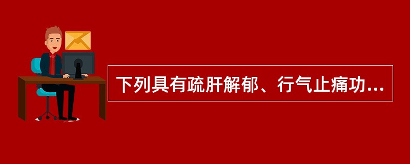 下列具有疏肝解郁、行气止痛功效的方为