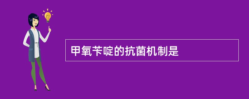 甲氧苄啶的抗菌机制是