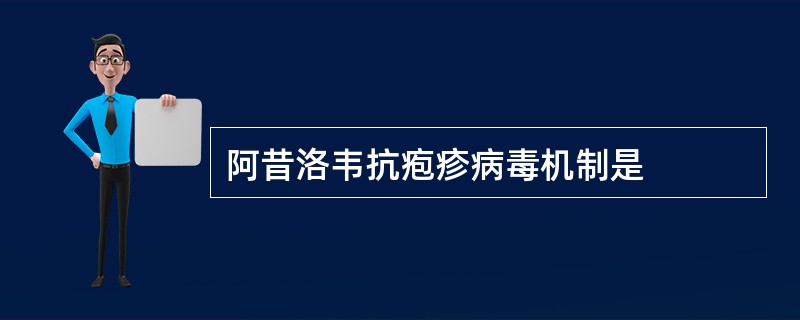 阿昔洛韦抗疱疹病毒机制是