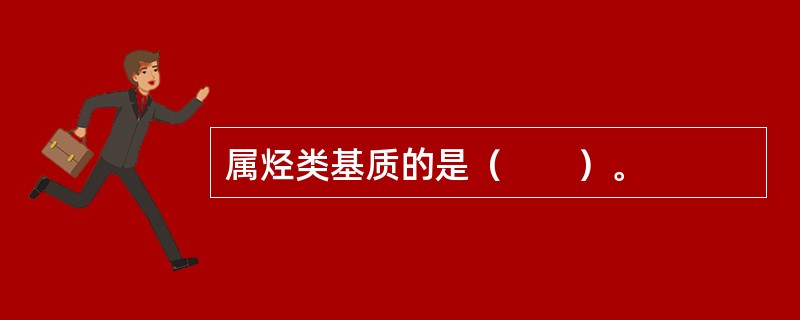 属烃类基质的是（　　）。 