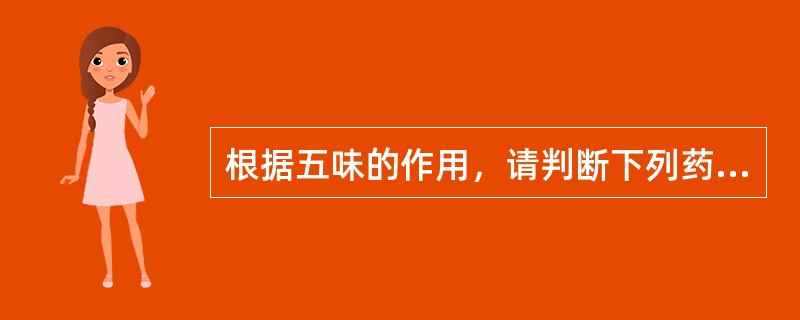 根据五味的作用，请判断下列药物中哪组完全属于辛味药