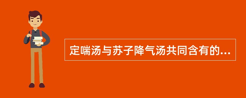 定喘汤与苏子降气汤共同含有的药物是