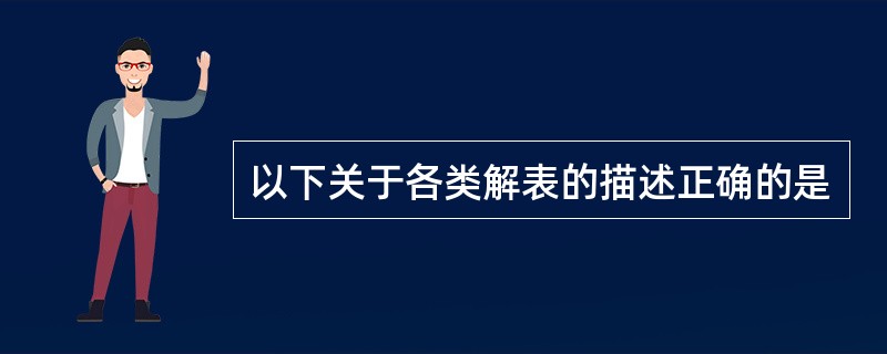 以下关于各类解表的描述正确的是