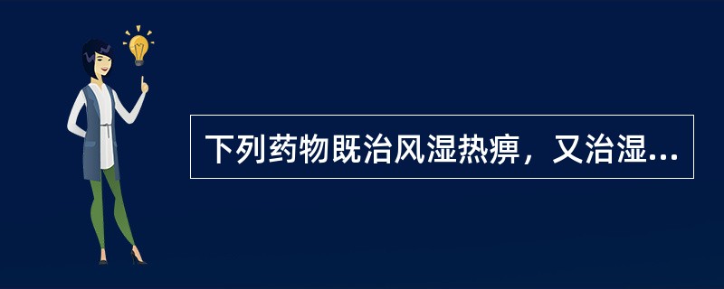 下列药物既治风湿热痹，又治湿热黄疽的是