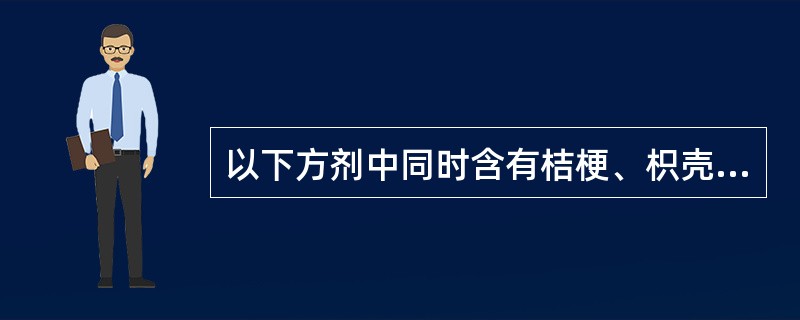 以下方剂中同时含有桔梗、枳壳的是