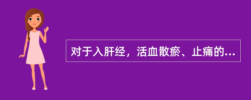 对于入肝经，活血散瘀、止痛的药物制备水丸时，常选用的赋形剂为