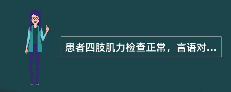 患者四肢肌力检查正常，言语对答好，但不能用牙刷刷牙、用梳子梳头，这时，应首先考虑哪种检查