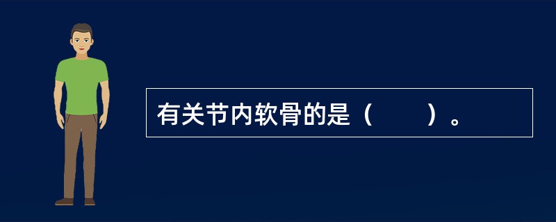 有关节内软骨的是（　　）。