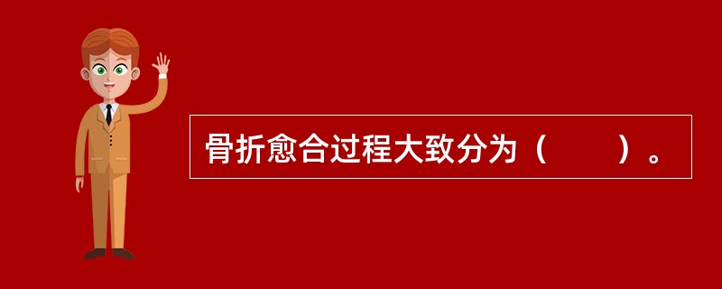 骨折愈合过程大致分为（　　）。