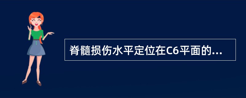 脊髓损伤水平定位在C6平面的关键肌为（　　）。