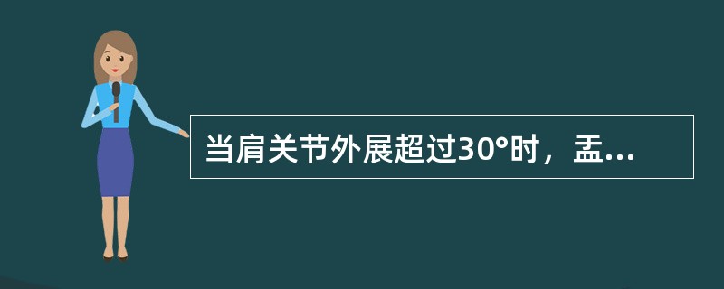 当肩关节外展超过30°时，盂肱关节和肩胛胸壁关节运动幅度的比例为（　　）。