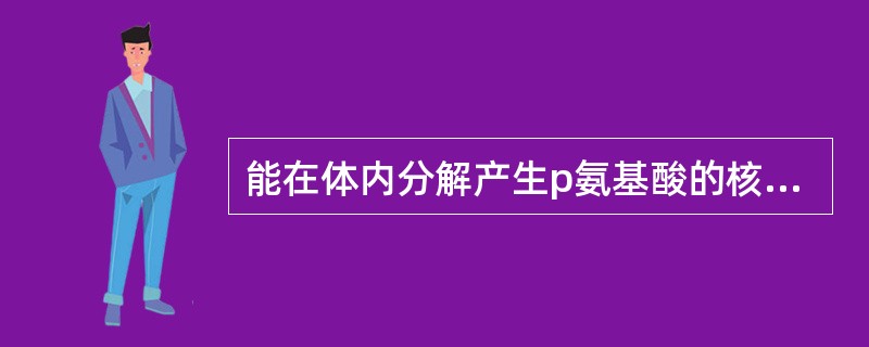 能在体内分解产生p氨基酸的核苷酸是（）