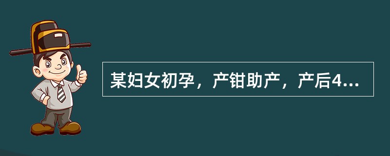 某妇女初孕，产钳助产，产后4天，产妇自述发热、下腹微痛。查体：体温38℃，双乳稍胀，无明显压痛。子宫脐下2指，轻压痛，恶露多而浑浊，有臭味，余无异常发现。该产妇应取哪种卧位较为恰当？（　　）