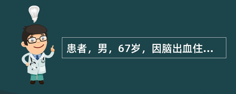 患者，男，67岁，因脑出血住院治疗，治疗后病人病情稳定，但出现吞咽困难，给予留置胃管。病人留置胃管期间，下列不能预防肺炎发生的措施是（　　）。