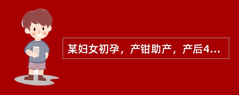 某妇女初孕，产钳助产，产后4天，产妇自述发热、下腹微痛。查体：体温38℃，双乳稍胀，无明显压痛。子宫脐下2指，轻压痛，恶露多而浑浊，有臭味，余无异常发现。首先考虑下列哪种疾病？（　　）