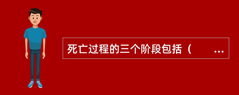 死亡过程的三个阶段包括（　　）。