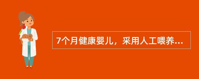 7个月健康婴儿，采用人工喂养，家长到儿保门诊咨询喂养方法，此时应指导添加的辅食是