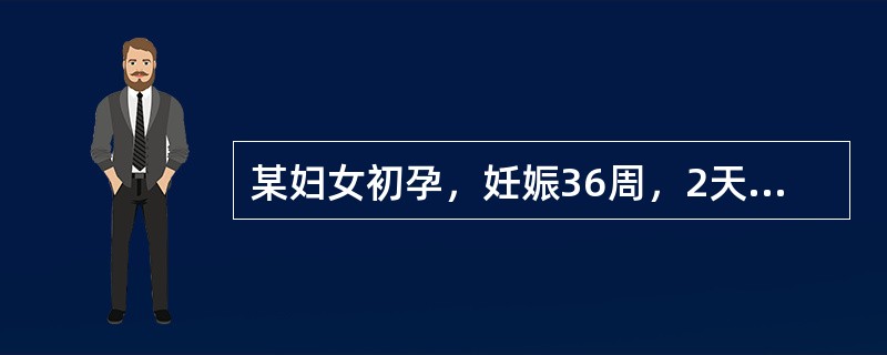 某妇女初孕，妊娠36周，2天来阴道持续流液，阴道检查触不到前羊水囊，液体不断从宫口流出，临床诊断为胎膜早破。下列哪项不能预防该孕妇胎膜早破发生？（　　）