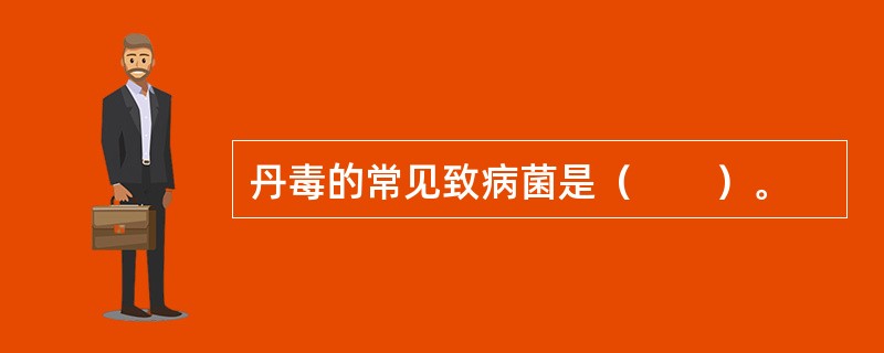 丹毒的常见致病菌是（　　）。