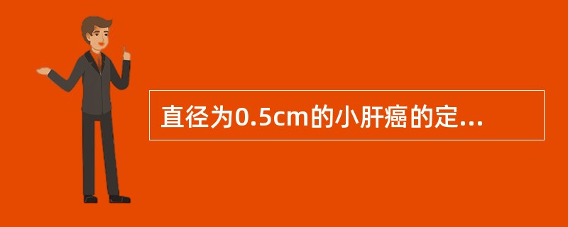 直径为0.5cm的小肝癌的定位诊断最佳的检查方法是（　　）。