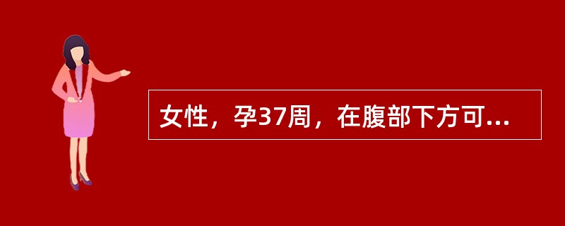 女性，孕37周，在腹部下方可触及圆而硬的胎头，胎心在脐下左侧听到，其胎方位是