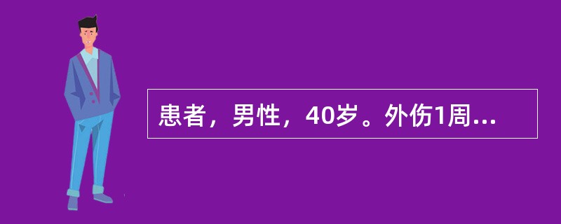 患者，男性，40岁。外伤1周，因患者发热、厌食、说话受限、咀嚼困难、苦笑面容，急诊入院。对患者衣物的处置，正确的是