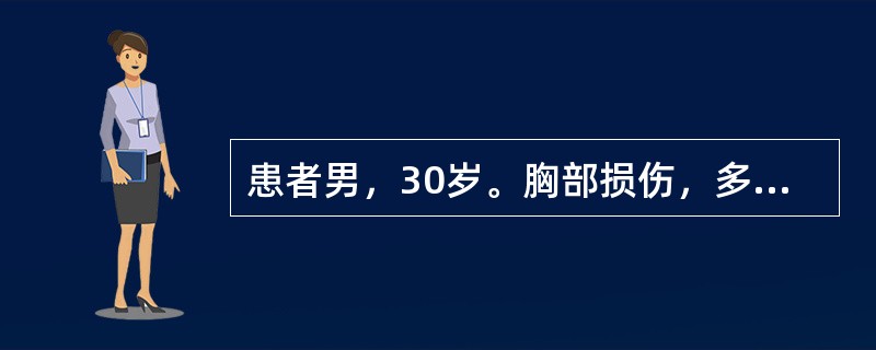 患者男，30岁。胸部损伤，多根肋骨多处骨折，出现反常呼吸，是因为（　　）。
