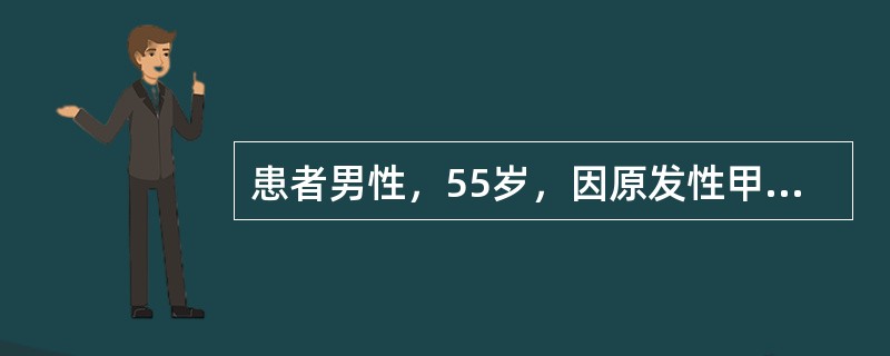 患者男性，55岁，因原发性甲状腺功能亢进住院，今日在全麻下行甲状腺双叶次全切除术，术后24小时，患者出现烦躁不安，体温39℃，脉搏124次/分，此时患者最可能出现了哪种并发症