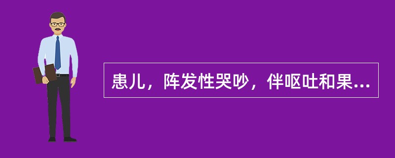 患儿，阵发性哭吵，伴呕吐和果酱便，腹部扪及一“香肠”样肿块，最大可能是