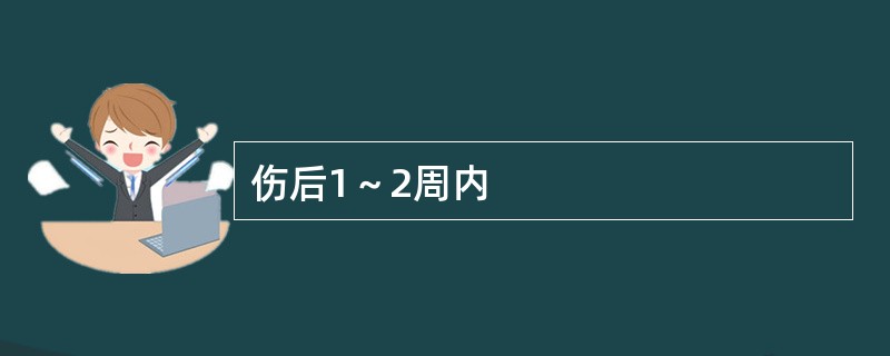 伤后1～2周内