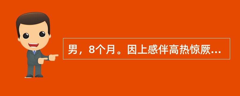 男，8个月。因上感伴高热惊厥急诊入院，准备首选使用的止惊药是