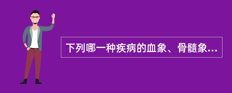 下列哪一种疾病的血象、骨髓象中血小板、巨核细胞均减少