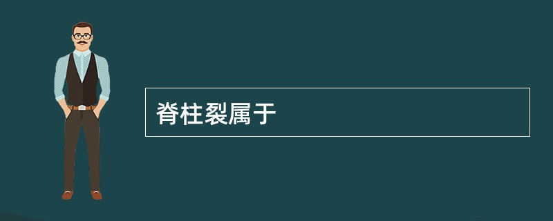 脊柱裂属于