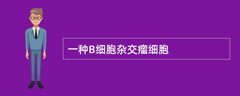 一种B细胞杂交瘤细胞