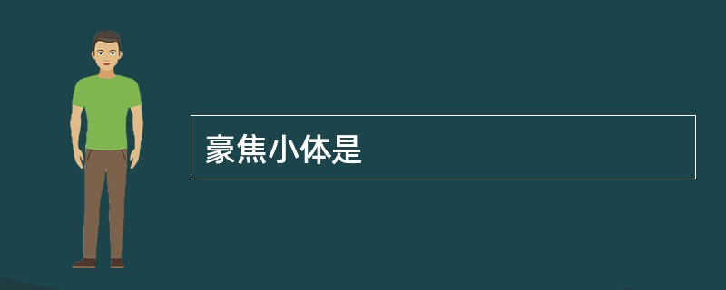 豪焦小体是