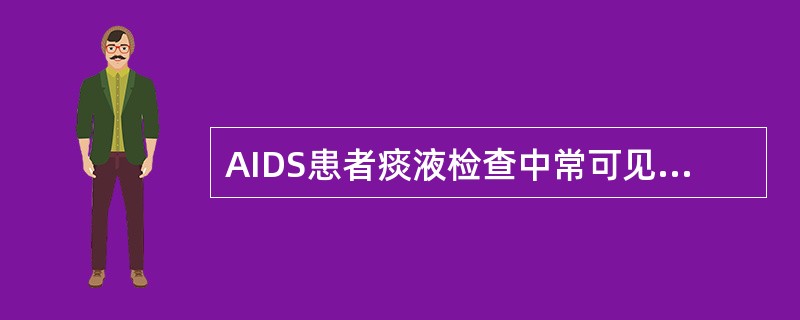 AIDS患者痰液检查中常可见下列哪种寄生虫